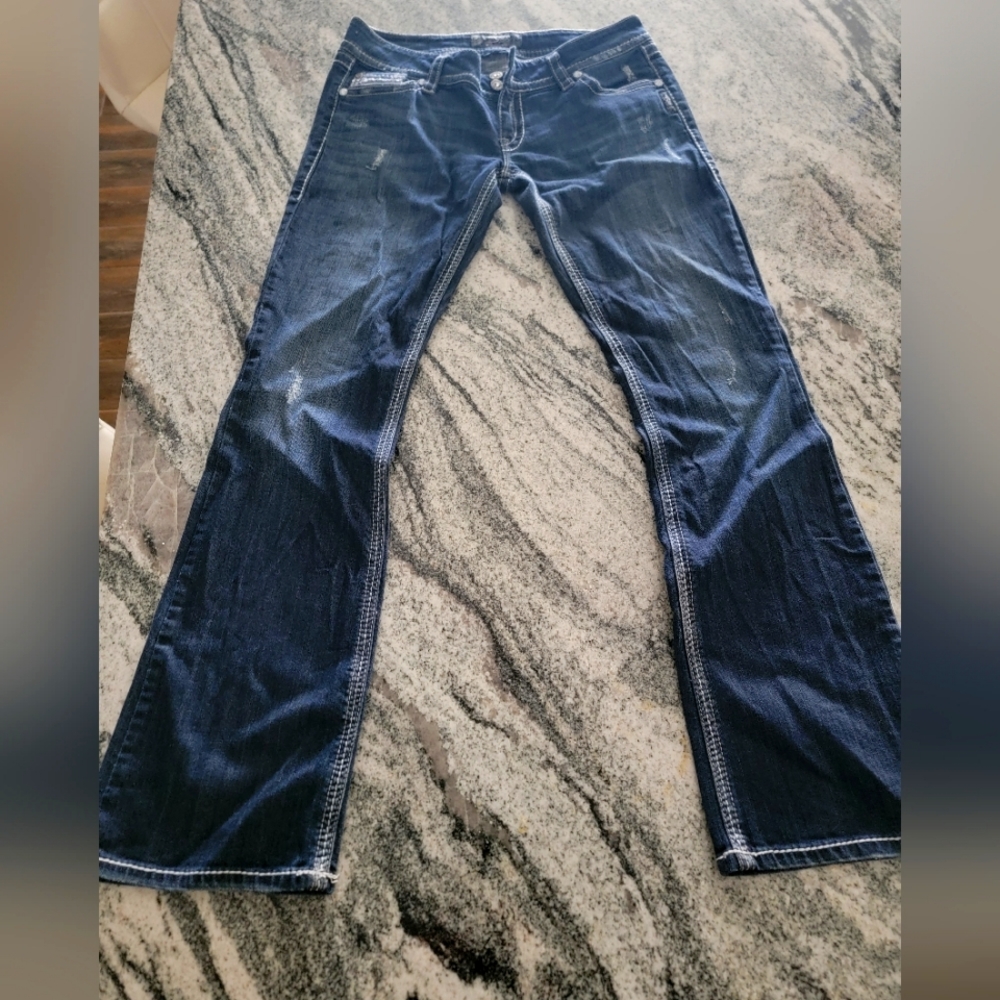 Silver jeans